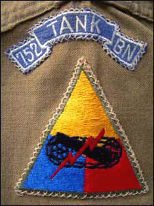 751st Tank Battalion Patch WWII 